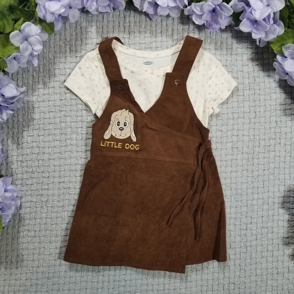 Other - Clearance Brown faux suede puppy Summer dress